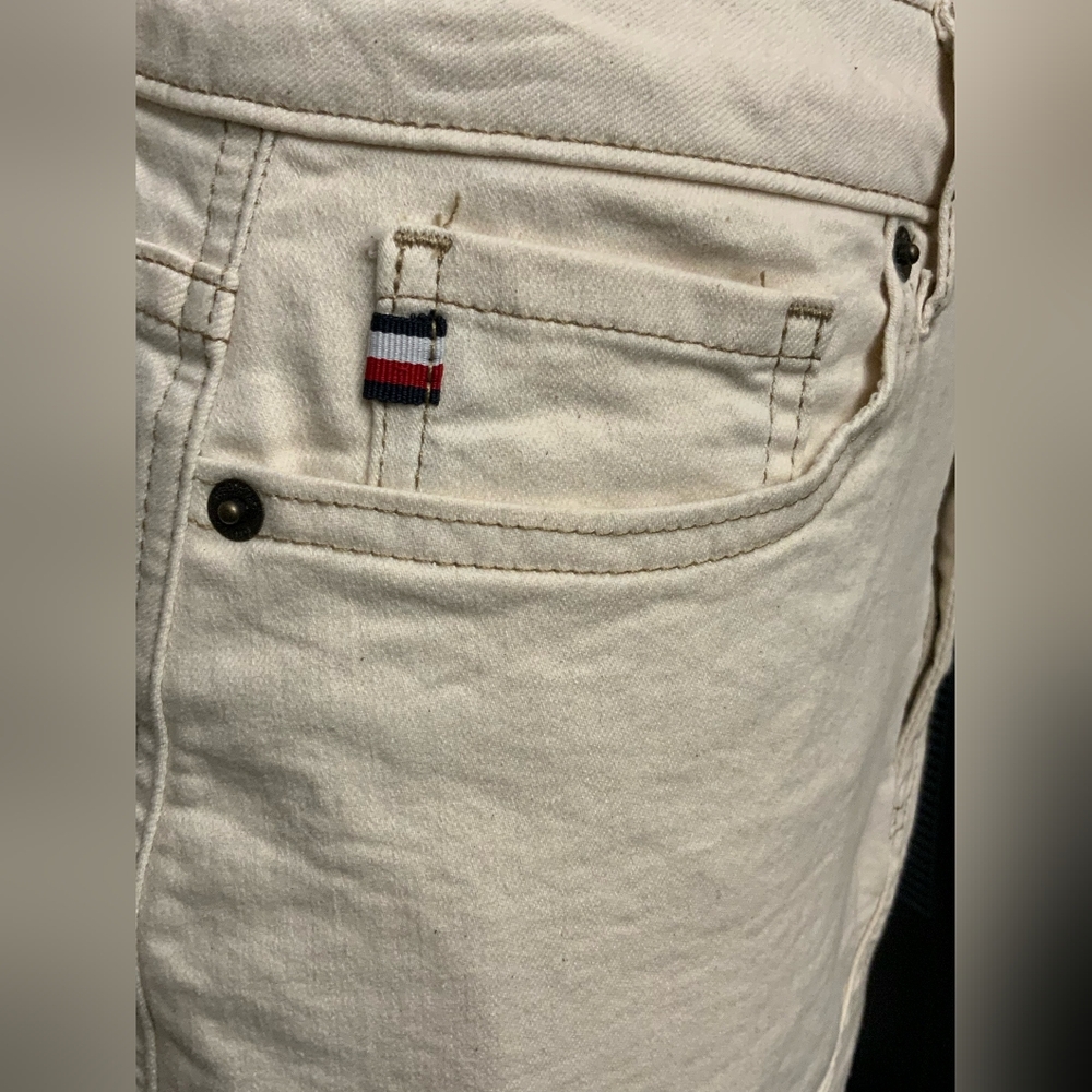 Tommy Hilfiger Claire High Rise Denim Midi Skirt - Picture 5 of 9